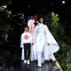 Models on the runway during Pyer Moss - Runway - September 2018 - New York Fashion Week on September 8, 2018 in New York City.
